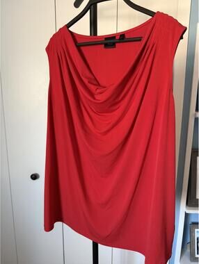 Rafaella Red Tank Size 1x Preloved